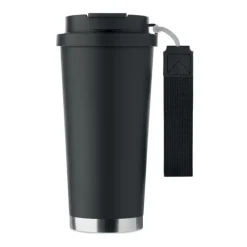 Kubek dwuścienny 500 ml / Czarny MO2662-03