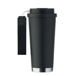 Kubek dwuścienny 500 ml / Czarny MO2662-03