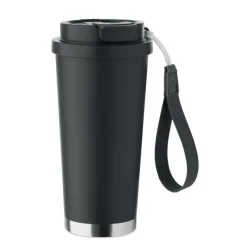Kubek dwuścienny 500 ml / Czarny MO2662-03