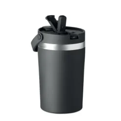 Kubek dwuścienny 350 ml / Czarny MO2922-03