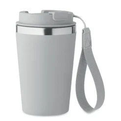 Kubek dwuścienny 350 ml / Szary MO2317-07