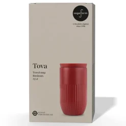 Kubek izolowany Sagaform Tova, 320 ml, szczelny, można myć w zmywarce / Ciemnoczerwony LT52130-N0020