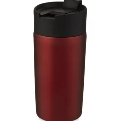 Kubek Jetta izolowany próżniowo i powlekany miedzią o pojemności 330 ml / Czerwony 10068921