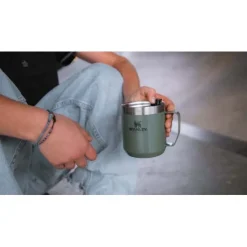 Kubek kempingowy Stanley Everyday 350 ml ze stali nierdzewnej / Leśny zielony 10094964