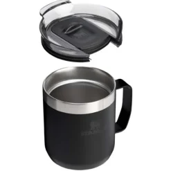 Kubek kempingowy Stanley Everyday 350 ml ze stali nierdzewnej / Czarny 10094990