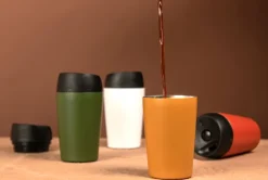 Kubek LOKE 240 ml, żółty / Default 5018209-