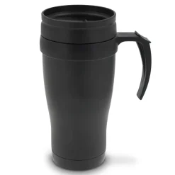 Kubek metalowy 350ml / Ciemnobrązowy / czarny LT98759-N5002