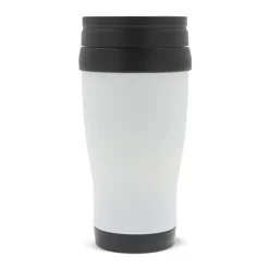 Kubek metalowy 350ml / Ciemnobrązowy / biały LT98759-N5001