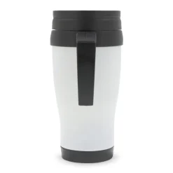 Kubek metalowy 350ml / Ciemnobrązowy / biały LT98759-N5001