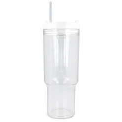Kubek Miami z uchwytem, przezroczysty, 1,2 l, R-PET / Transparentny / biały LT98695-N0401