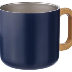 Kubek 400 ml ze stali nierdzewnej z recyklingu / Granatowy VA452-04