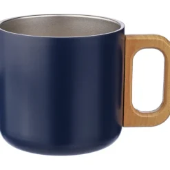 Kubek 400 ml ze stali nierdzewnej z recyklingu / Granatowy VA452-04