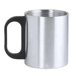 Kubek 300 ml ze stali nierdzewnej z recyklingu / Srebrny V2080-32