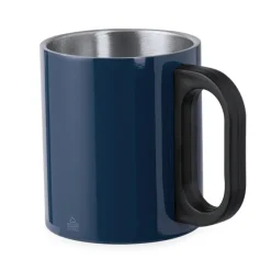 Kubek 300 ml ze stali nierdzewnej z recyklingu / Granatowy V2080-04