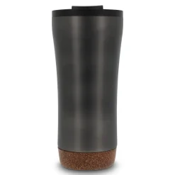 Kubek o podwójnych ściankach z korkową podstawą 480ml / Stalowoszary LT98848-N0035
