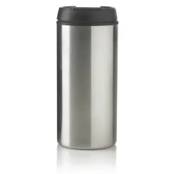 Kubek podróżny 300 ml Metro ze stali nierdzewnej z recyklingu / Srebrny P435.042