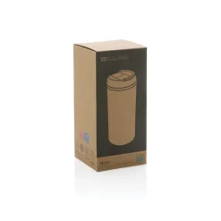Kubek podróżny 300 ml Metro ze stali nierdzewnej z recyklingu / Srebrny P435.042