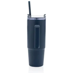 Kubek podróżny 900 ml Tana, plastik z recyklingu / Niebieski P437.100