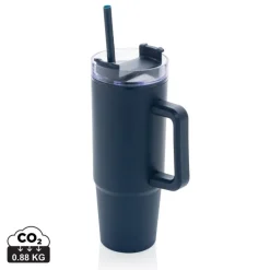 Kubek podróżny 900 ml Tana, plastik z recyklingu / Niebieski P437.100