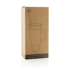Kubek podróżny 900 ml Tana, plastik z recyklingu / Różowy P437.1014