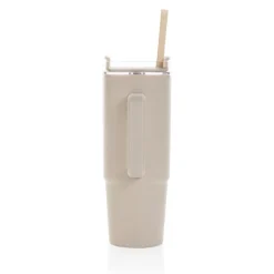 Kubek podróżny 900 ml Tana, plastik z recyklingu / Czarny P437.101
