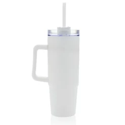 Kubek podróżny 900 ml Tana, plastik z recyklingu / Biały P437.103