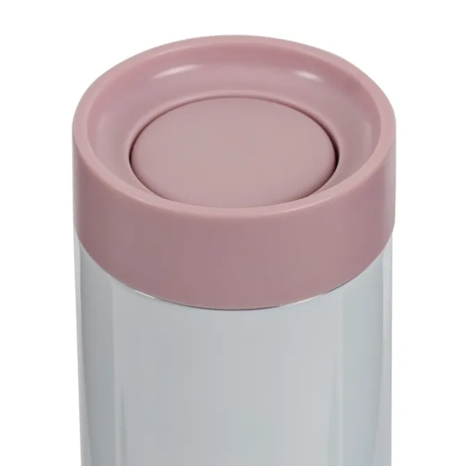 Kubek podróżny 350ml White/Pink Travel / White/Pink B3LL-7398