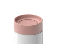 Kubek podróżny 350ml White/Pink Travel / White/Pink B3LL-7398