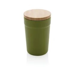 Kubek podróżny 300 ml z PP z recyklingu / Zielony P433.297