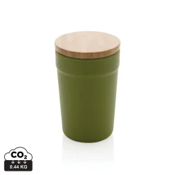 Kubek podróżny 300 ml z PP z recyklingu / Zielony P433.297