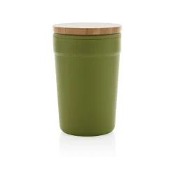 Kubek podróżny 300 ml z PP z recyklingu / Zielony P433.297