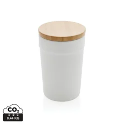 Kubek podróżny 300 ml z PP z recyklingu / Biały P433.293