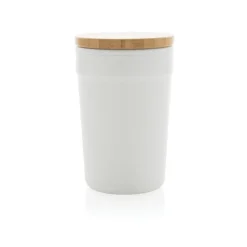 Kubek podróżny 300 ml z PP z recyklingu / Biały P433.293