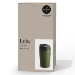 Kubek podróżny Sagaform Loke Color Coated 240ml / Zielony LT52101-N0031