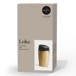 Kubek podróżny Sagaform Loke 240ml / Złoty LT52100-N0006