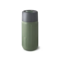 Kubek podróżny szklany BLACK+BLUM / Oliwkowy B3TC-GR010/OGKN2318