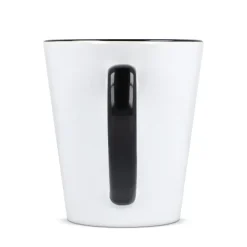 Kubek subli Melbourne kolorowy rant i uchwyt 300ml / Biały / czarny LT51192-N0102