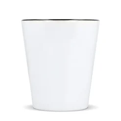 Kubek subli Melbourne kolorowy rant i uchwyt 300ml / Biały / czarny LT51192-N0102