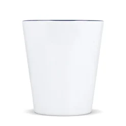 Kubek subli Melbourne kolorowy rant i uchwyt 300ml / Biały / ciemnoniebieski LT51192-N0110