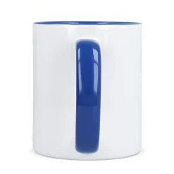 Kubek subli Oslo kolorowy w środku i uchwycie 300ml / Biały / jasnozielony LT51164-N0132