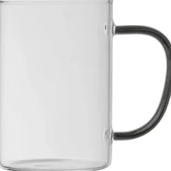 Kubek szklany 250 ml EDDA / Czarny 8234003