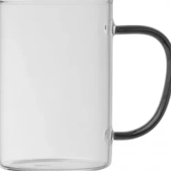 Kubek szklany 250 ml EDDA / Czarny 8234003