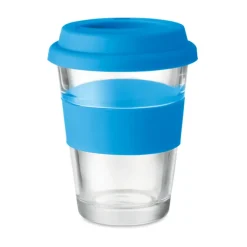 Kubek szklany 350 ml / Granatowy MO9992-04