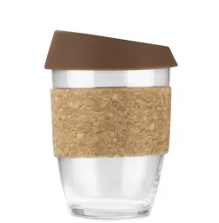 Kubek szklany SKLO 380 ml / Brązowy 16009-09