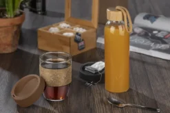 Kubek szklany SKLO 380 ml / Brązowy 16009-09