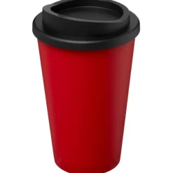Kubek termiczny americano® o pojemności 350 ml z materiałów pochodzących z recyklingu / Czerwony 21069121