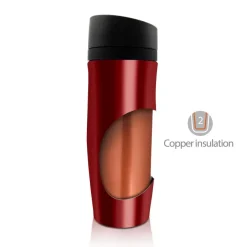 Kubek termiczny 375 ml Air Gifts | Jackson / Czerwony V4988-05