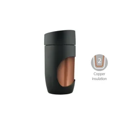 Kubek termiczny 330 ml Air Gifts | Stephanie / Czarny V6964-03