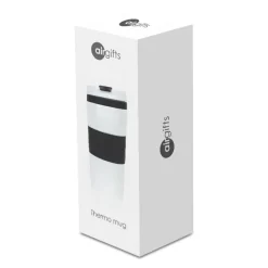 Kubek termiczny 400 ml Air Gifts | Thomas / Czarny V0587-03
