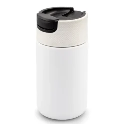 Kubek termiczny 400 ml Air Gifts z ceramiką | Nabila / Biały VA050-02